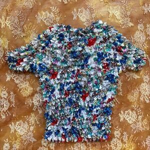 Floral Bubble popcorn top